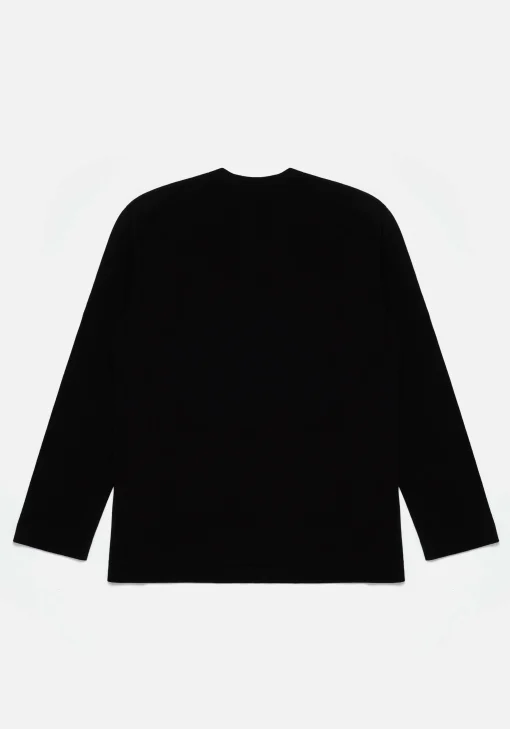 COMME DES GARCONS MULTI RED HEART LONGSLEEVE T-SHIRT
