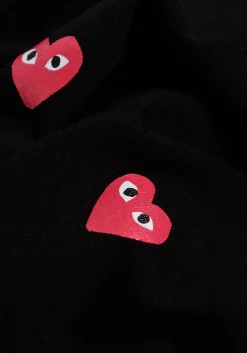 COMME DES GARCONS MULTI RED HEART T-SHIRT