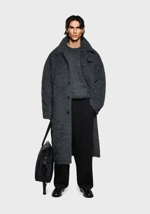 MKI FAUX ALPACA CAR COAT