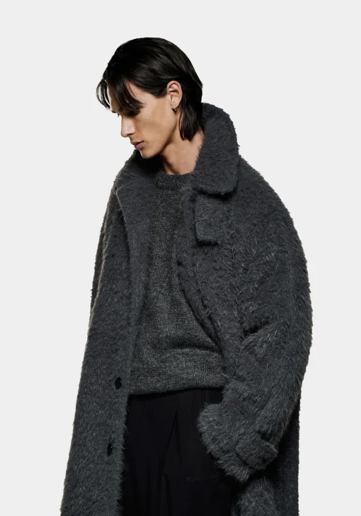 MKI FAUX ALPACA CAR COAT