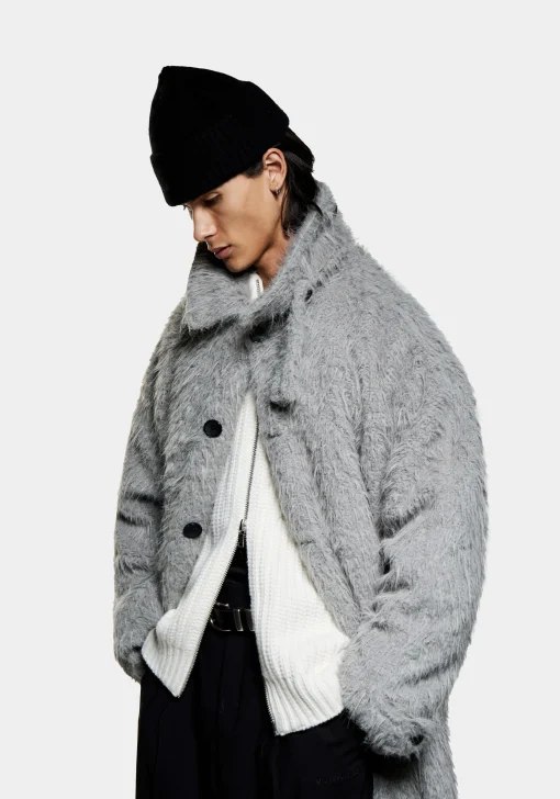 MKI FAUX ALPACA CAR COAT