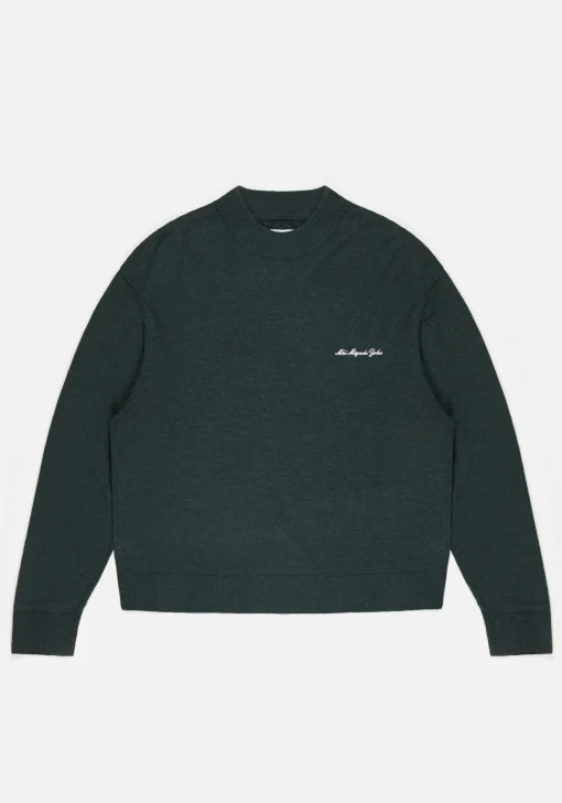 MKI LIGHTWEIGHT MOHAIR KNIT CREWNECK