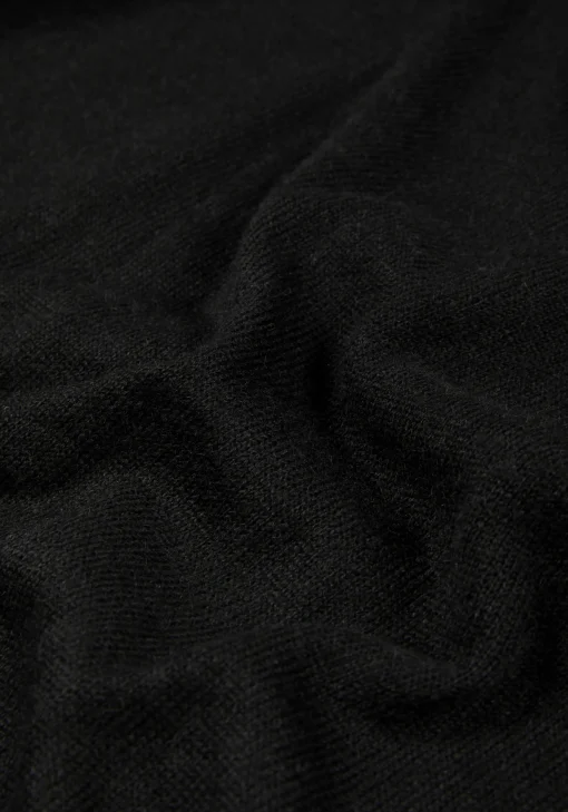 MKI LIGHTWEIGHT MOHAIR KNIT POLO LONGSLEEVE
