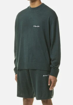 MKI LIGHTWEIGHT MOHAIR KNIT CREWNECK