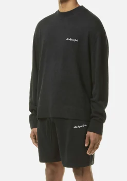 MKI LIGHTWEIGHT MOHAIR KNIT CREWNECK