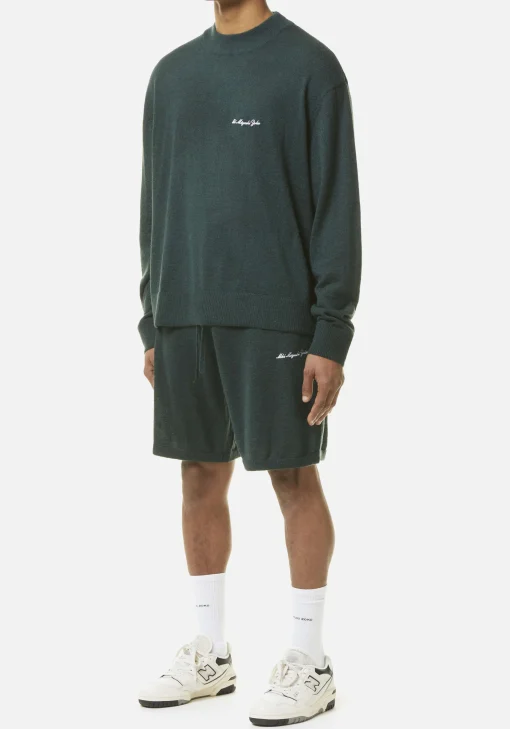 MKI LIGHTWEIGHT MOHAIR KNIT CREWNECK