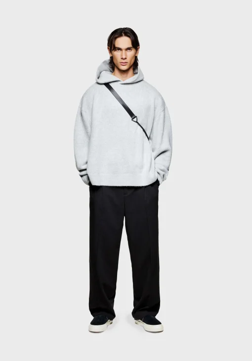 MKI MOHAIR BLEND KNIT HOODY