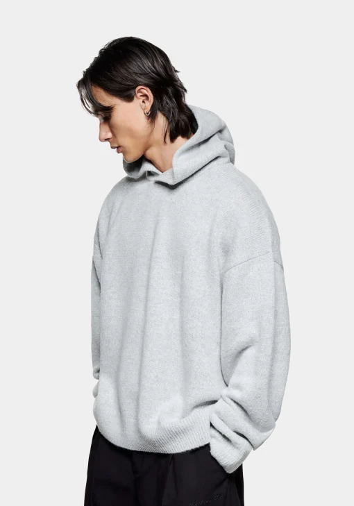 MKI MOHAIR BLEND KNIT HOODY