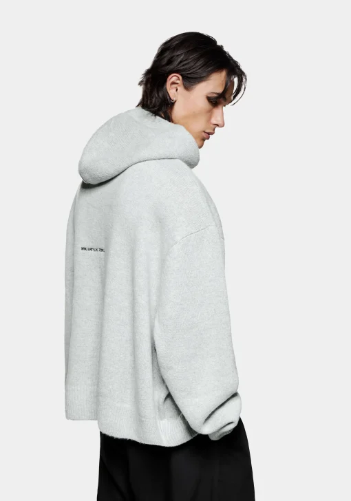 MKI MOHAIR BLEND KNIT HOODY
