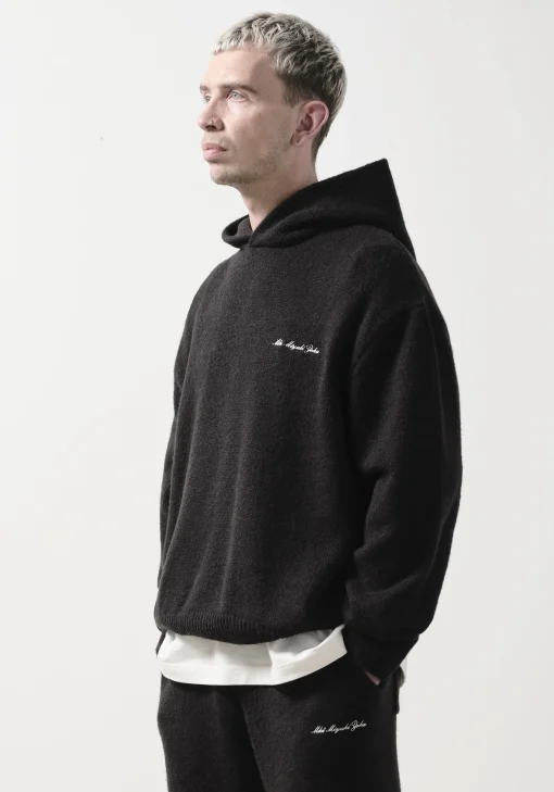 MKI MOHAIR BLEND KNIT HOODY