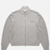 MKI MOHAIR BLEND KNIT TRACK JACKET