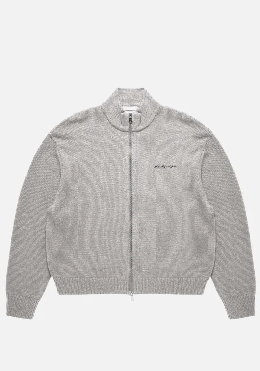 MKI MOHAIR BLEND KNIT TRACK JACKET