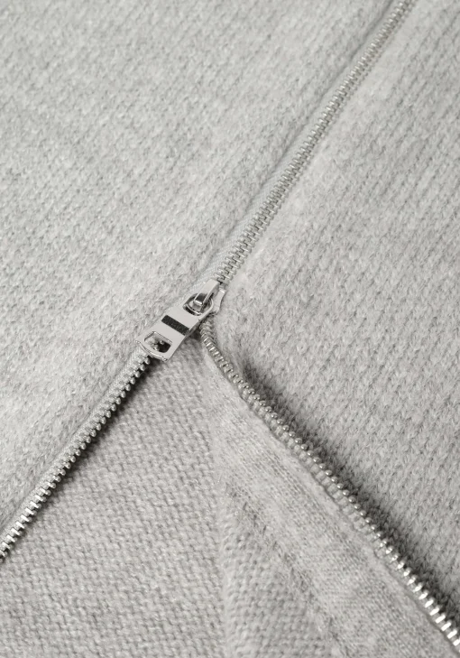 MKI MOHAIR BLEND KNIT TRACK JACKET