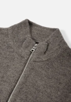 MKI MOHAIR BLEND KNIT TRACK JACKET
