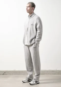 MKI MOHAIR BLEND KNIT TRACK JACKET