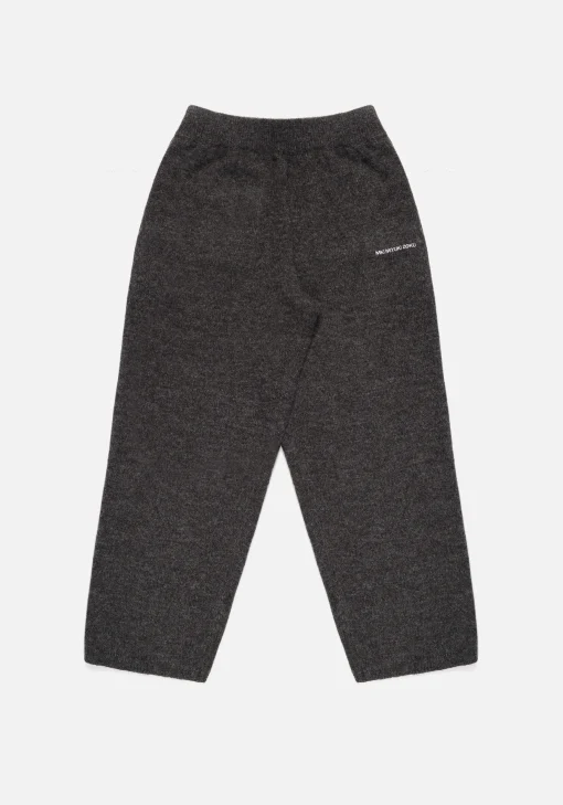 MKI MOHAIR BLEND KNIT WIDE LEG JOGGERS