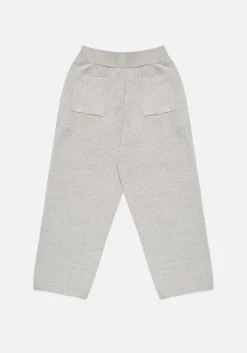 MKI MOHAIR BLEND KNIT WIDE LEG JOGGERS
