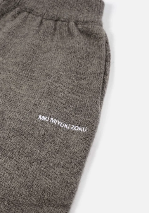 MKI MOHAIR BLEND KNIT WIDE LEG JOGGERS