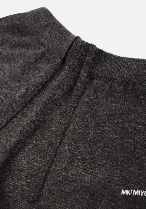 MKI MOHAIR BLEND KNIT WIDE LEG JOGGERS