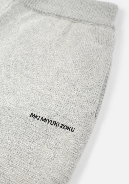 MKI MOHAIR BLEND KNIT WIDE LEG JOGGERS
