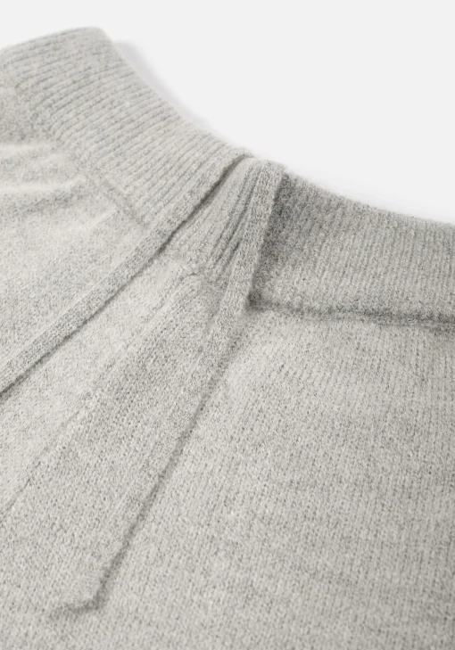 MKI MOHAIR BLEND KNIT WIDE LEG JOGGERS
