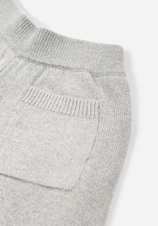 MKI MOHAIR BLEND KNIT WIDE LEG JOGGERS