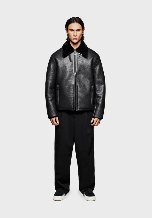 MKI SHEARLING FLIGHT JACKET