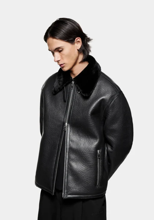MKI SHEARLING FLIGHT JACKET