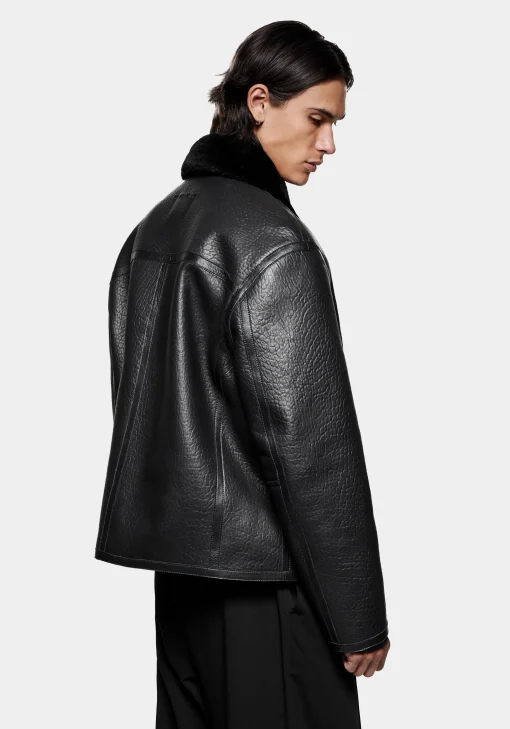 MKI SHEARLING FLIGHT JACKET